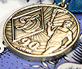 Памятная медаль в честь 90-летия Общества \"Динамо\"  (фото - Анна Астахова, dynamobasket.com)
